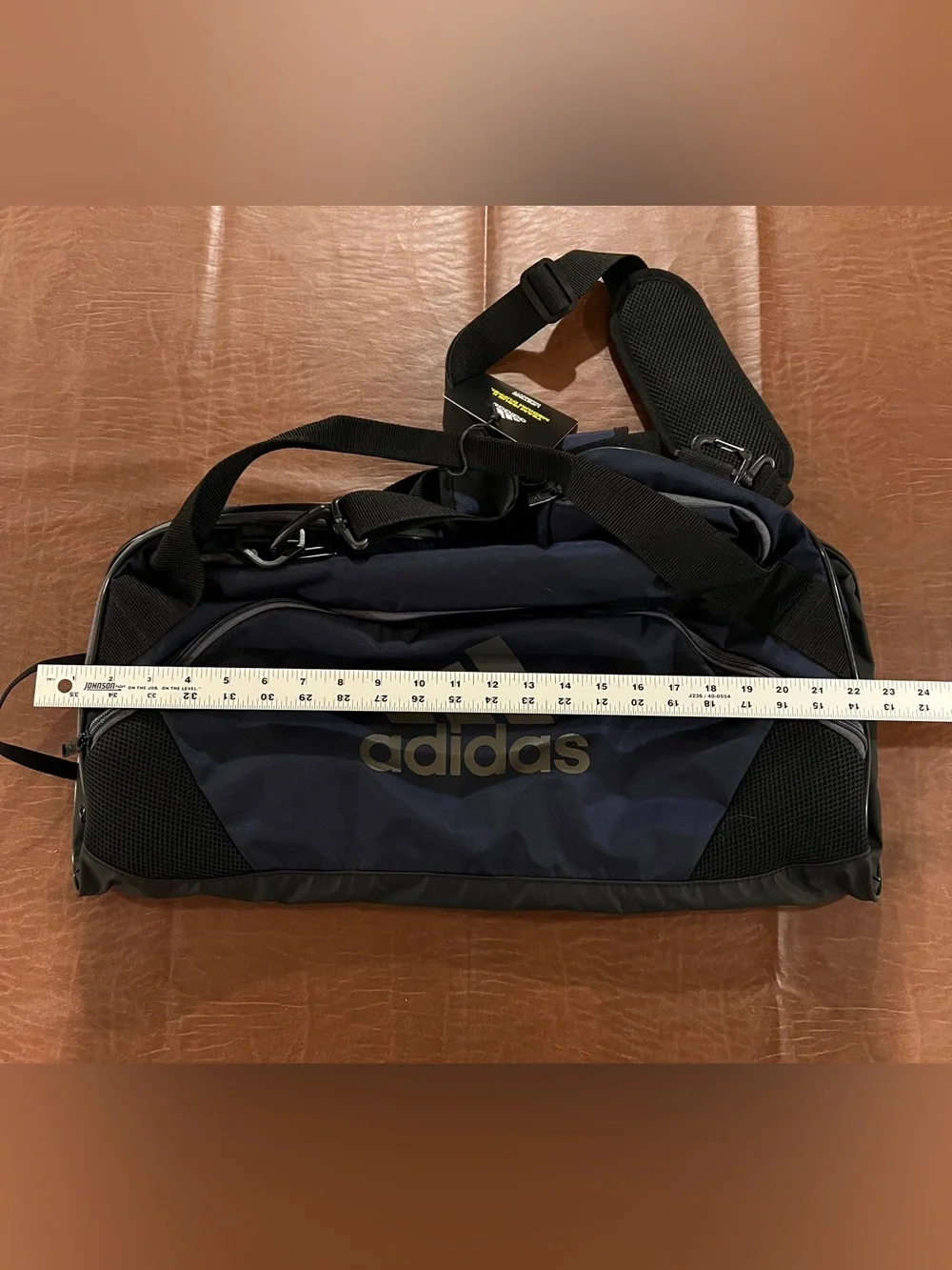 NWT Adidas Official Columbus Blue Jackets 5th Line Duffle Bag